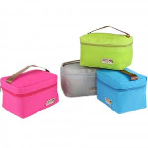 Custom Cooler Tote Bag Portable Waterproof Leakproof Lunch Bag Small Foldable Outdoor Picnic Bag Insulated Food Container