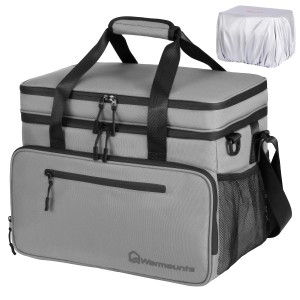 Custom Logo Soft Cooler Bag Insulated Leakproof Foldable Waterproof Large Capacity Portable Travel Picnic Bag