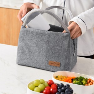 Customize Print Logo Children’s Insulated Lunch Box Tote Bento Bag For School Kids Women Men Office Work Insulated Lunch Bag