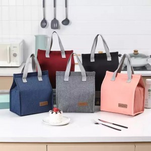 Fashion Lunch Bag Insulation Thermal Lunch Tote Bag Aluminium Foil Cooler Food Picnic Bag