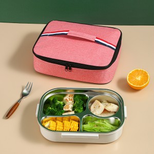 New Thermal Insulation Lunch Bag Thick Aluminum Foil Portable Lunch Box Bag Office Worker With Meal Picnic Insulation Bag