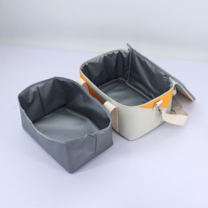 Outdoor Thermal Lunch Bag Travel Cooler Bag Travel Folding Picnic Bag with Shoulder Strap