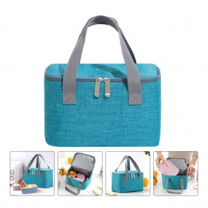 Oxford Cloth Portable Cartoon Cute Kids School Lunch Cooler Lunch Bags For Students Work Meal Cooler Bags Custom Logo