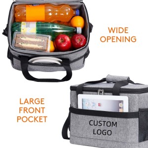 Collapsible Cooler Bag Cans Insulated Large Lunch Bag Leakproof Soft Cooler Portable Tote Camping Bbq Family Outdoor Activities