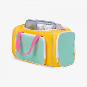 Personalized Cooler Duffel Bag Holds 12 Pack Insulated Trail Cooler Bag For Camping Work Picnics Lunch Bag