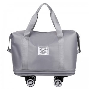 Hot Sale Waterproof Durable Foldable Expandable Large Capacity Sports Travel Duffel Bag