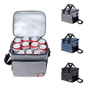 Ready Stock Insulated Camping Disposable Cooler Bag Reusable Thermal Food Picnic Lunch Bag With Adjustable Shoulder Strap
