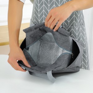 New Custom Logo Cooler Bag Double Side Pockets Thickened And Enlarged Insulated Bag Outdoor Lunch Bags For Picnic Camping