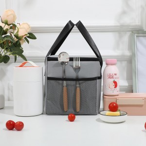 New Large-capacity Square Portable Ice Pack Outdoor Picnic Bag Simple Thick Aluminum Foil Insulation Bag