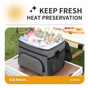 2024 Hot Sale One-shoulder Portable Thermal Insulation Ice Bag Lunch Pouch With Thermostat For Outdoor Picnics And Beach Use