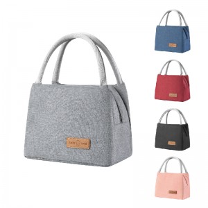 Customize Print Logo Children’s Insulated Lunch Box Tote Bento Bag For School Kids Women Men Office Work Insulated Lunch Bag