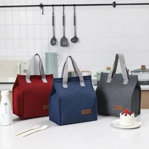 Fashion Lunch Bag Insulation Thermal Lunch Tote Bag Aluminium Foil Cooler Food Picnic Bag