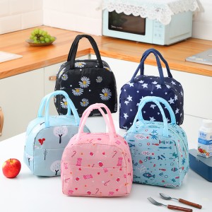 New Lunch Bag Children School Lunch Box Bag Large-capacity Insulated Lunch Bag Set