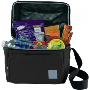 Deluxe Dual Compartment Insulated Lunch Cooler Bag,Double Color Lunch Bag With Removable Shoulder Strap