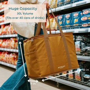 Large Cotton Fabric Thermal Insulation Aluminum Picnic Folding Cooler Bag Custom Logo Insulated Tote Cooler Bags