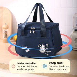 Kids Lunch Box Insulated Soft Bag Mini Cooler Back To School Thermal Meal Tote Kit For Children