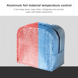 Portable Nylon Insulated Lunch Bag For Women Kids Cooler Thermal Bag Lunch Box Ice Pack Tote Food Picnic Lunch Bags For Work