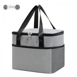 New Large-capacity Square Portable Ice Pack Outdoor Picnic Bag Simple Thick Aluminum Foil Insulation Bag
