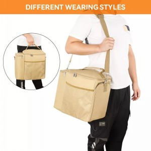 Reusable Lunch Box Outdoor Thermal Food Storage Bag Insulated Polyester Cooler Bags Camping Beach Cooler Picnic Bag