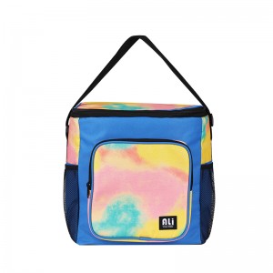 Obaili Eco Friendly Reusable Custom Aluminum Foil Thermal Canvas Toddler Insulated Tote Lunch Box Bags For Women