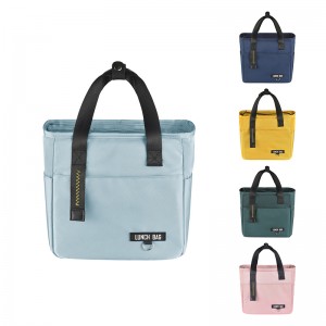Manufacturer Aluminum Thermal Insulation Fashion Simple Handle Ice Pack Cooler Women Lunch Bags