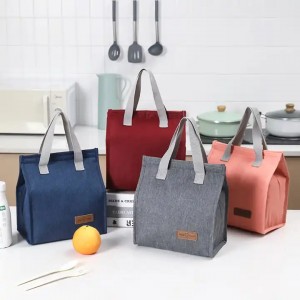 Fashion Lunch Bag Insulation Thermal Lunch Tote Bag Aluminium Foil Cooler Food Picnic Bag