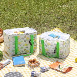 Outdoor Large-capacity Picnic Bag High-quality Food Organizer Insulated Lunch Bag Picnic Tote Bag