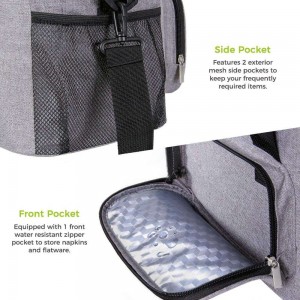 20 Can Hot Selling Waterproof Insulated Soft Lunch Cooler Bag Outdoor Tote Cooler Lunch Bag