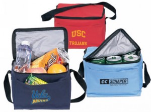6 Pack Thermal Insulated Cooler Tote Bag With Custom Logo