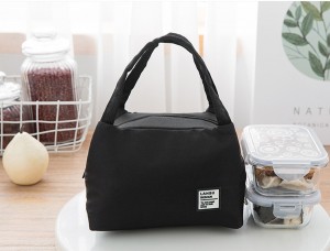 Customize Logo Insulated Canvas Box Tote Bag Thermal Cooler Food Lunch Bags For Food Fruit