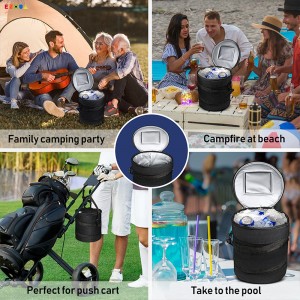 New Type Golf Bag Cooler Oem Low Price Guarantee Quality Waterproof Black Polyester Golf Bag Cooler