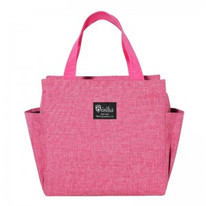 New Custom Logo Cooler Bag Double Side Pockets Thickened And Enlarged Insulated Bag Outdoor Lunch Bags For Picnic Camping