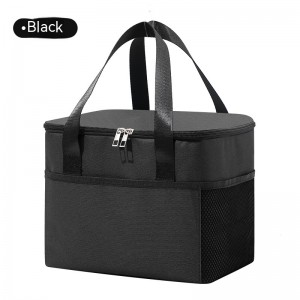 New Large-capacity Square Portable Ice Pack Outdoor Picnic Bag Simple Thick Aluminum Foil Insulation Bag