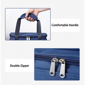 Wholesale Custom Portable Insulation Waterproof Linder Outdoor Picnic Bag Student Round Lunch Cooler Bag