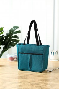 Custom Logo Cloth Office Worker Aluminum Foil Thermal Insulation Lunch Bag