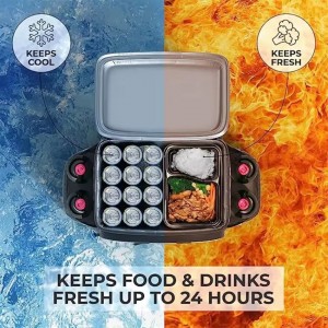 Waterproof Insulated Cooler Bag Large Capacity Leakproof Lightweight Lunch Backpack Custom Logo Food Container