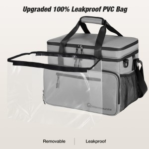 Custom Logo Soft Cooler Bag Insulated Leakproof Foldable Waterproof Large Capacity Portable Travel Picnic Bag