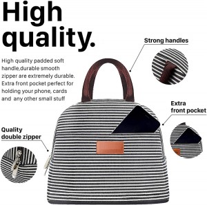 Custom Mini Canvas Waterproof Children Lunch Box Cooler Bag For Kids